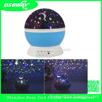 led light projector LED Star Sky Light USB Charging Night Light Rotatable Projecting Lamp